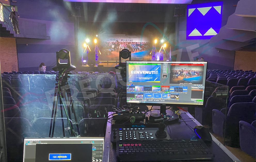 Noleggio ledwall e regie video per eventi e convention aziendali